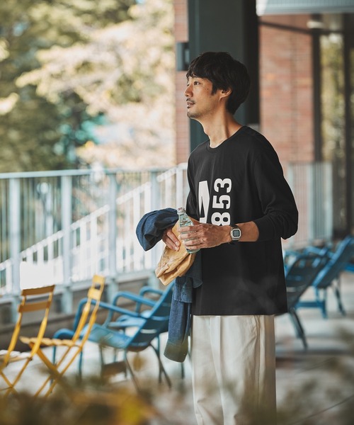 AIGLE / エーグル 【EC限定】ヘビーウェイト オーバーサイズ  ビッグロゴロンT / 長袖Tシャツ AIGLE（エーグル）の「【EC限定】ヘビーウェイト オーバーサイズ