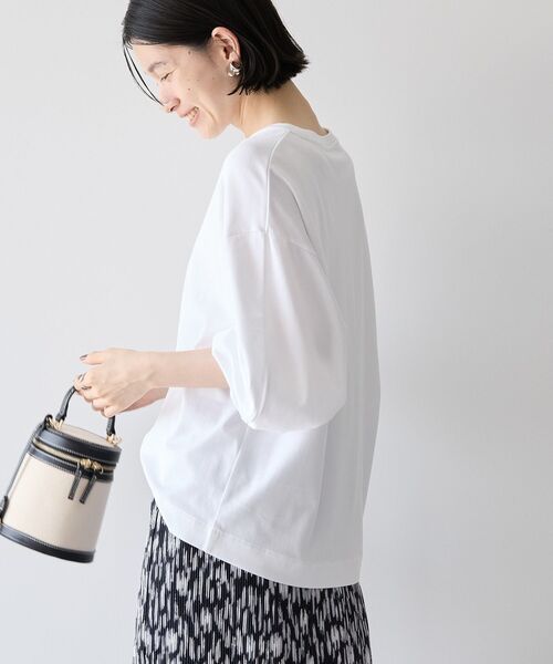 tシャツ タック切替七分袖カットソー レディース 楽天市場】七分袖 tシャツ（レディースファッション）の通販