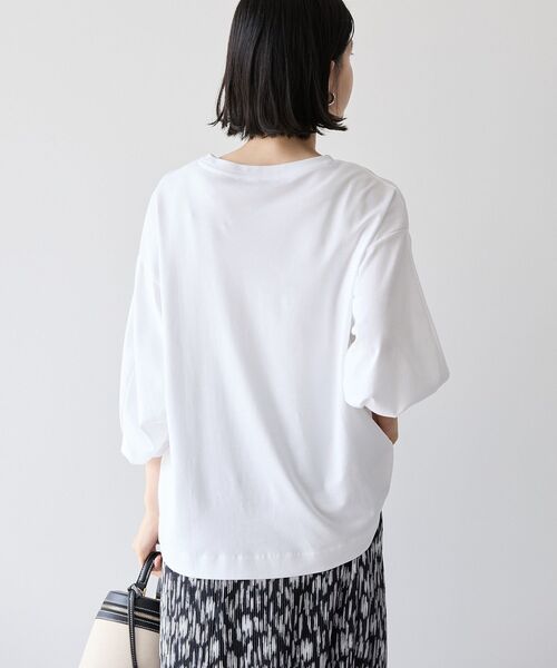 tシャツ シルケットタックスリーブプルオーバー レディース index tシャツ 「10色展開/XS-LLサイズ」コットンスムースタック