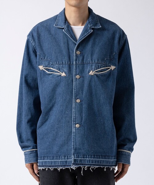 タナカ様 TANAKA シャツ 「TANAKA / タナカ」WESTERN SHIRT VINTAGE BLUE