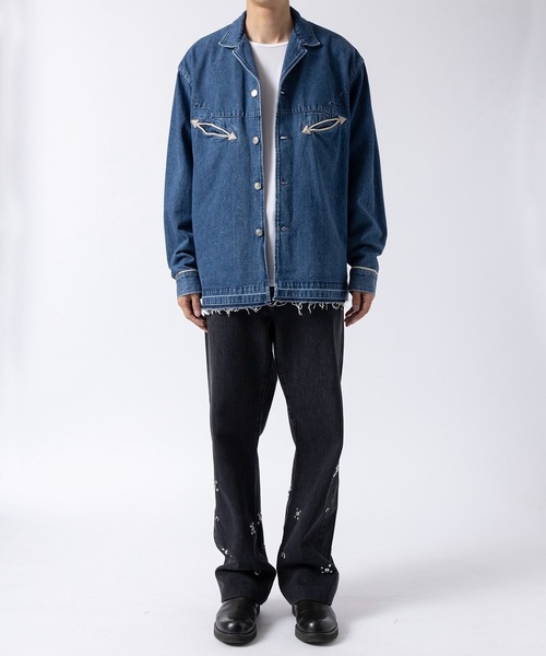TANAKA シャツ 「TANAKA / タナカ」WESTERN SHIRT VINTAGE BLUE