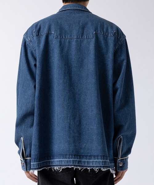 在庫処分 激安 TANAKA シャツ 「TANAKA / タナカ」WESTERN SHIRT VINTAGE BLUE 工芸品
