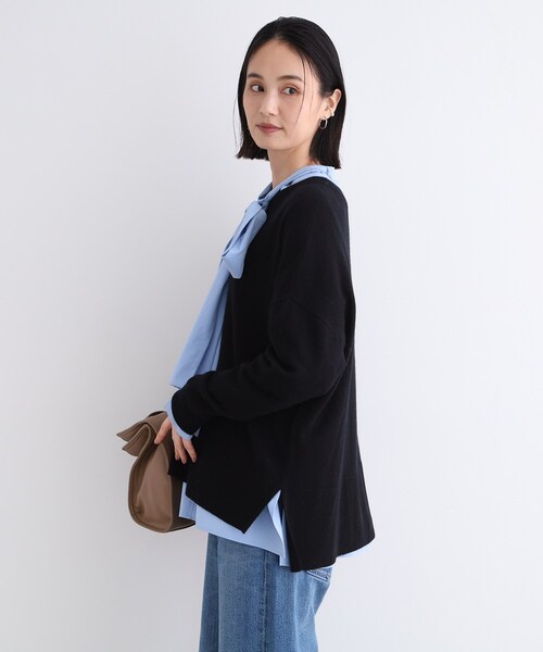 INDIVI（インディヴィ） ニット セーター 「カシミヤ混／洗える