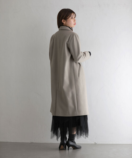 コート チェスターコート ウールビーバーチェスターコート レディース