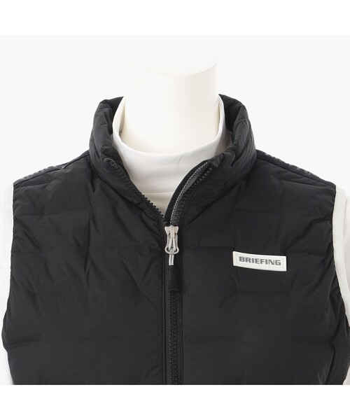 BRIEFING レディース ダウンベスト S ブラック BRIEFING GOLF 最大33%☆7/29から 日本正規品 ブリーフィング