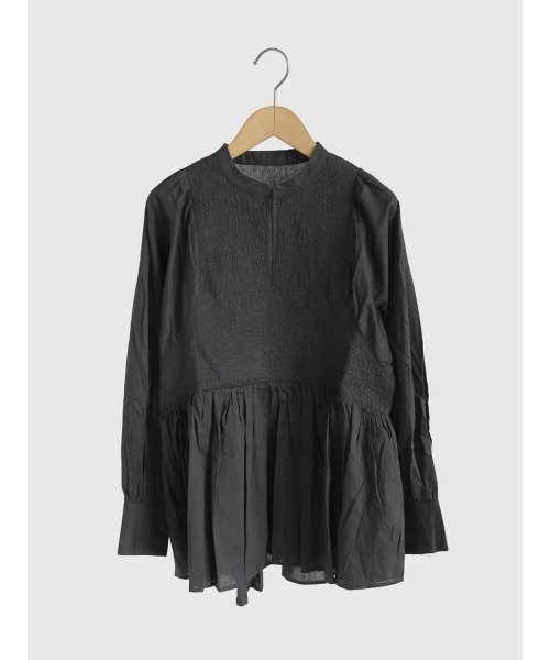 ブラウス シャツ Front embroidery peplum blouse レディース FIKA. ブラウス シャツ Front embroidery peplum blouse