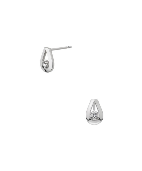 プラチナダイヤモンドピアス No.43232 K18 プラチナ ダイヤモンド