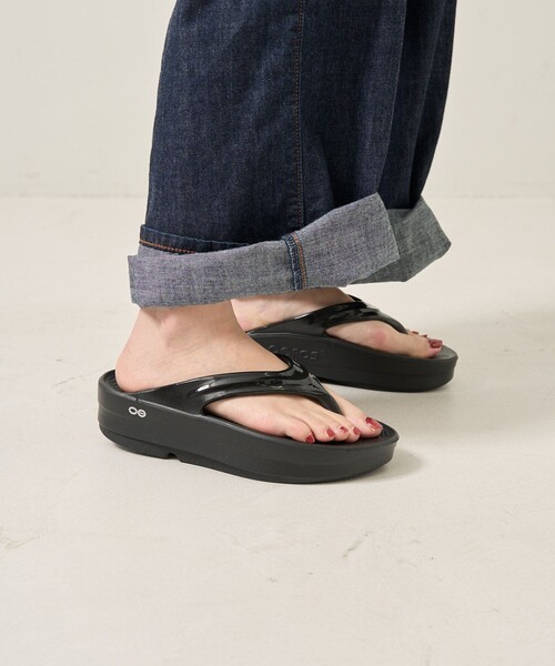 ウーフォス　ビーチサンダル ブラック 新色入荷【国内正規品】OOFOS ウーフォス OOriginal ウー