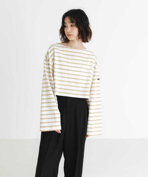 『WEB/一部店舗限定』『別注』Le minor×UR　Border cropped Tee Le Minor tシャツ 「WEB/一部店舗限定」「別注」Le minor×UR