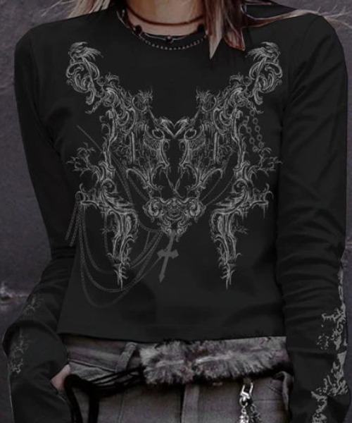 galliano スカルプリント Vネック長袖カットソー y2k galliano スカルプリント Vネック長袖カットソー - メルカリ