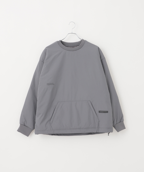 B.C STOCK トレーナー スウェット OLIVEDRAB パテッド