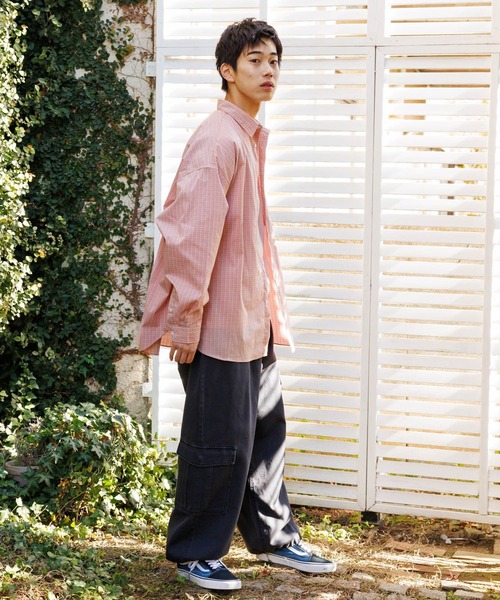 新品 ニコアンド ストライプ ロングスリーブ Tシャツ GEORGE'S niko and（ニコアンド）の「BIGアソートROCKロングスリーブT