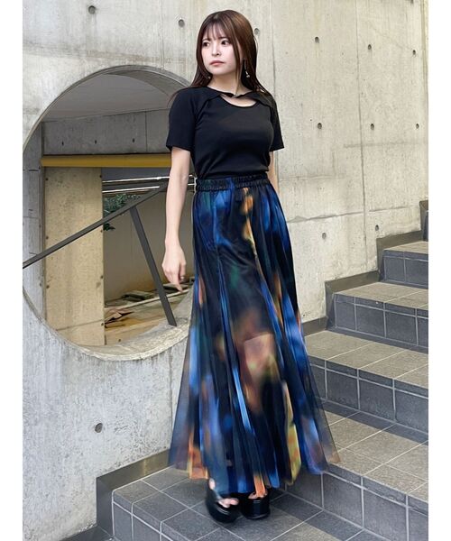 チュールスカート　美品 チュールティアードSK|ems excite | RETRO GIRL ONLINE STORE