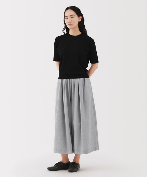 無印良品（MUJI） パンツ 婦人 涼感イージークロップドパンツ 