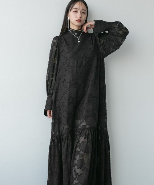 HARE ワンピース シアージャガードスタンドワンピース(HARE