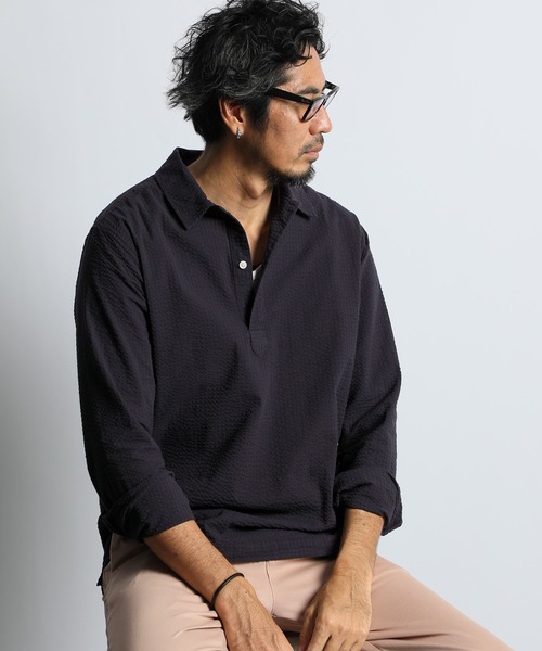激レア　TOFFS サッカー　ノーリッジシャツ The DUFFER of ST.GEORGE シャツ SEERSUCKER OVERDYE SKIPPER