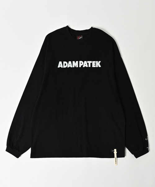 tシャツ 「ADAMPATEK/アダムパテック」basic logo long sleeve T/ロゴロングスリーブTシャツ レディース メンズ