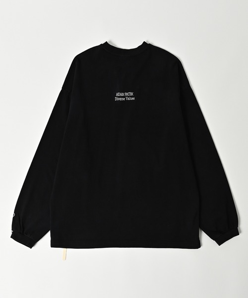 tシャツ 「ADAMPATEK/アダムパテック」basic logo long sleeve T/ロゴロングスリーブTシャツ レディース メンズ ADAM PATEK tシャツ 「ADAMPATEK/アダムパテック」basic logo