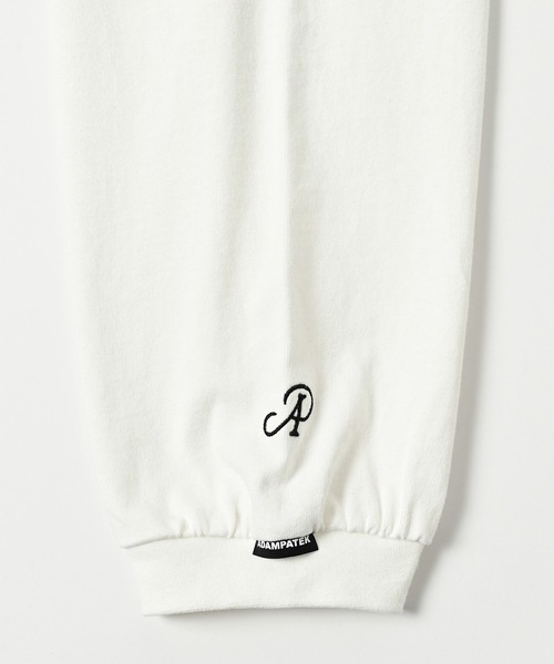 tシャツ 「ADAMPATEK/アダムパテック」basic logo long sleeve T/ロゴロングスリーブTシャツ レディース メンズ ADAM PATEK tシャツ 「ADAMPATEK/アダムパテック」basic logo