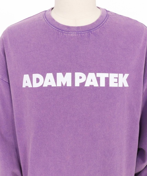 tシャツ 「ADAMPATEK/アダムパテック」basic logo long sleeve T/ロゴロングスリーブTシャツ レディース メンズ ADAM PATEK tシャツ 「ADAMPATEK/アダムパテック」basic logo