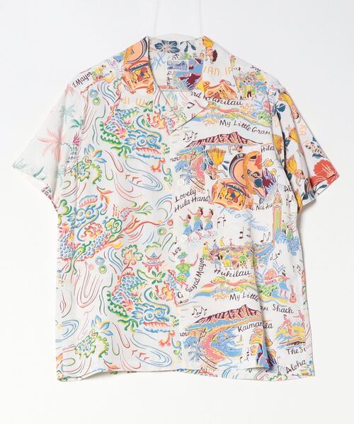 SUN SURF 半袖シャツ M Beamsコラボ SUN SURF 「SUN SURF」 半袖シャツ「BEAMSコラボ」 SMALL