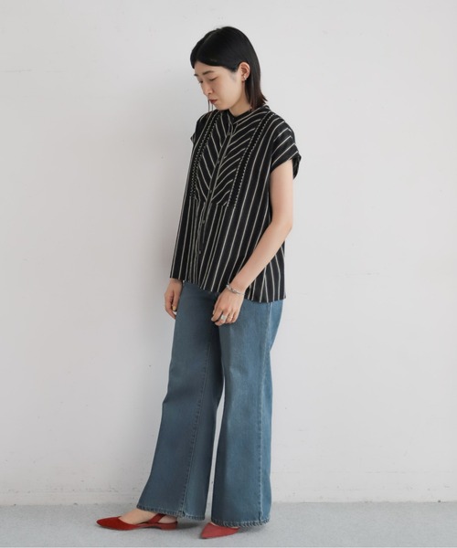 NOMBRE IMPAIR（ノンブルアンペール） リネンシャツ ブラウス シャツ