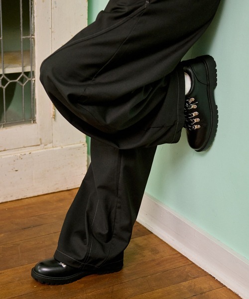 WETTEMPT スラックス L WETTEMPT スラックス 2 TUCK WIDE SLACKS / ツータックワイド