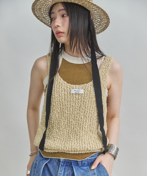 ニット セーター KNIT BUSTIER レディース MIRROR STOKE ニット セーター 「ZOZO限定」KNIT BUSTIER