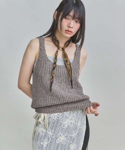 ニット セーター KNIT BUSTIER レディース MIRROR STOKE ニット セーター 「ZOZO限定」KNIT BUSTIER