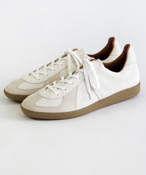 REPRODUCTION OF FOUND / ローカットスニーカー/26.5cm/KHK/レザー/1705 REPRODUCTION OF FOUND（リプロダクション オブ ファウンド