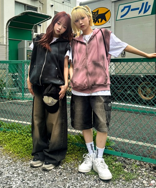 A'gem パーカー A'GEM/9 × .kom 「A'gem/エージェム」 スプレー