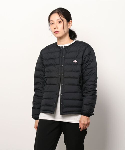 【美品】DANTON ブラック ダウンジャケット Mサイズ Danton（ダントン） ダウンジャケット M ブラック レディース