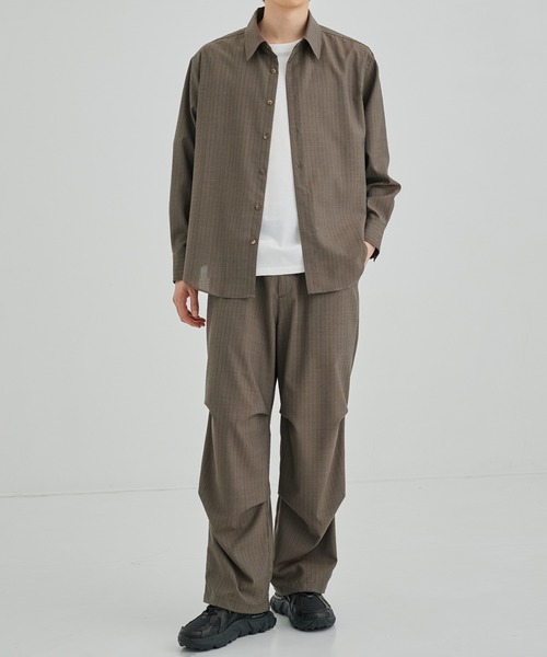 UNITED TOKYO ロングスリーブシャツ UNITED TOKYO（ユナイテッドトウキョウ） シャツ SUMMER WOOL ロング