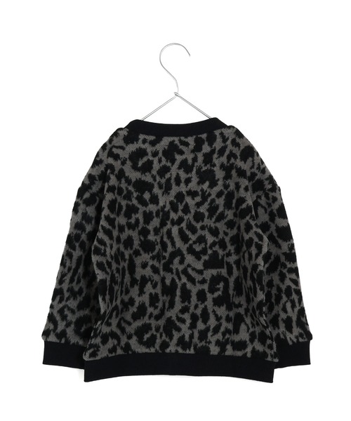 MAKE YOUR DAY（メイクユアデイ） カーディガン レオパードジャガード