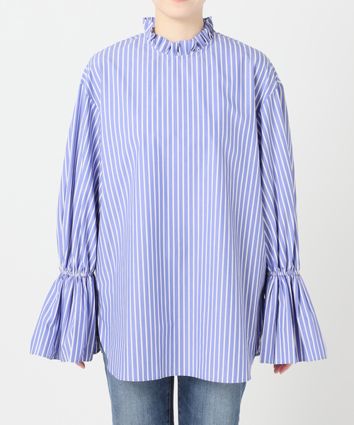 「Spick & Span」 長袖ブラウス - ブルー レディース Spick＆Span 「Spick & Span」 長袖ブラウス FREE ブルー