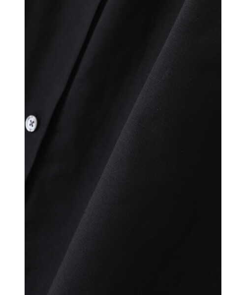 「human woman」 半袖チュニック MEDIUM ブラック レディース