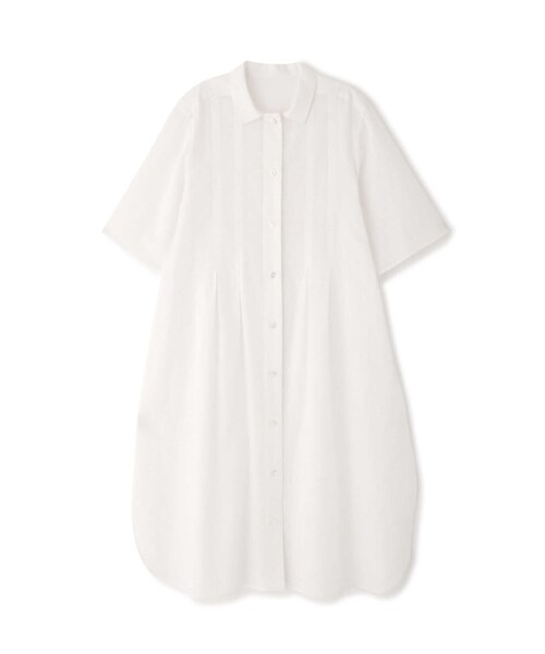 「human woman」 半袖チュニック MEDIUM ブラック レディース