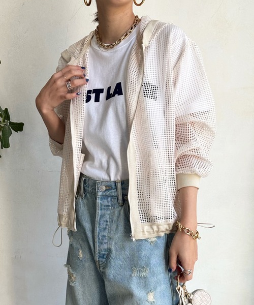 DouDou（ドゥドゥ） ジップアップブルゾン FREE アイボリー レディース