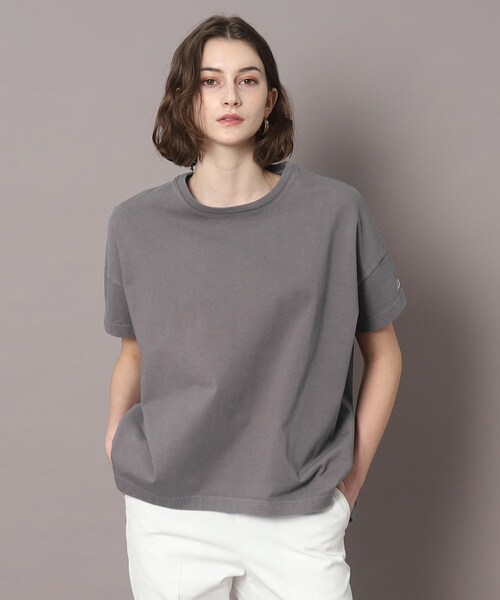 「DRESSTERIOR」 半袖Tシャツ 36 オフホワイト レディース