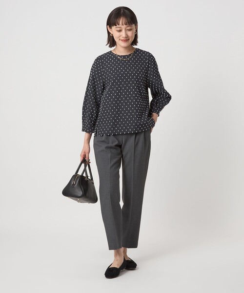 新品タグ付き　パドカレ　ブラウス、スカート　ブラック　水玉 ブラウス （パドカレ） | 公式オンラインストア