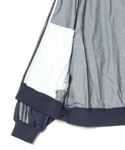 adidas デニムジャケット gジャン SST アディカラー ルーズ