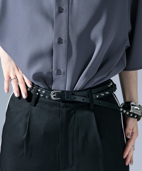 Ellno Loset（エルノロゼット） ベルト ソーン2ラップベルト メンズ