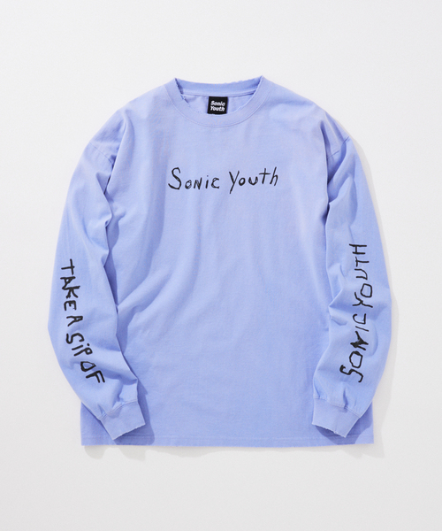 Sonic Youth ツアーTシャツ 青色 サイズ2 SONIC YOUTH : washing machine (ユニセックス 海外輸入バンド ア