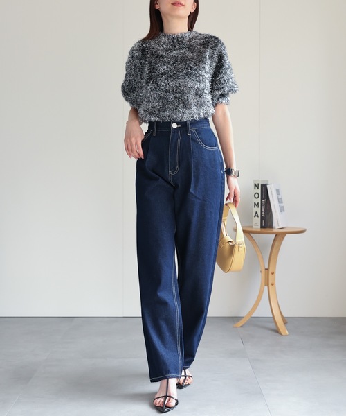「sakishimatokyo」 デニムパンツ L ブルー レディース