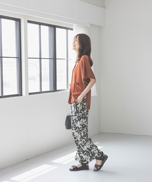 「GLOBAL WORK」 ニットカーディガン LARGE ブラック レディース