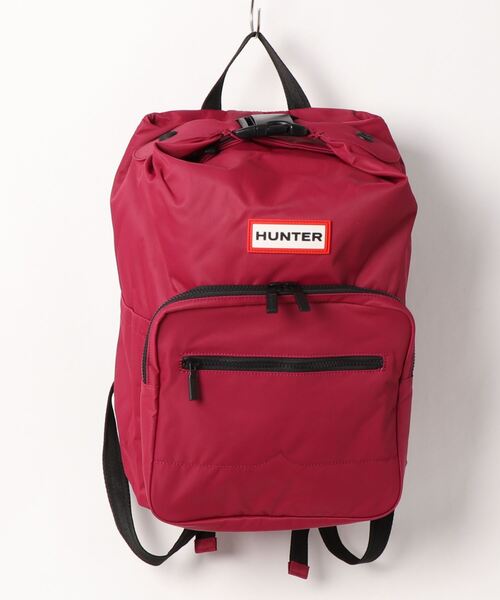 HUNTER 「HUNTER」 リュック FREE バーガンディー レディース