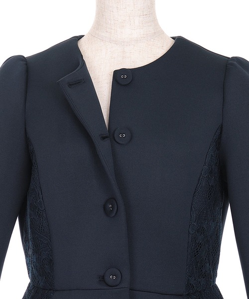 チェスティ セットアップ　ボンディングジャケット　スカート バイカラージャケット×ロングスカートセットアップ | mignon ange