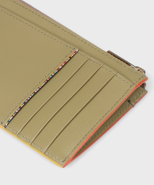 Paul Smith カラードエッジ カード＆コインケース ストライプカラードエッジ カード＆コインケース