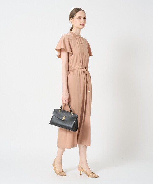 ANAYI（アナイ） ハンドバッグ シュリンク革トップハンドル