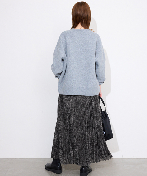 SLOBE IENA（スローブイエナ） スカート レオパードプリーツスカート